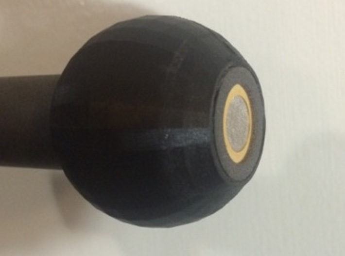 Acoustic Sphere (22mm mic) (40mm diameter) 3d printed Microphone shown for clarity