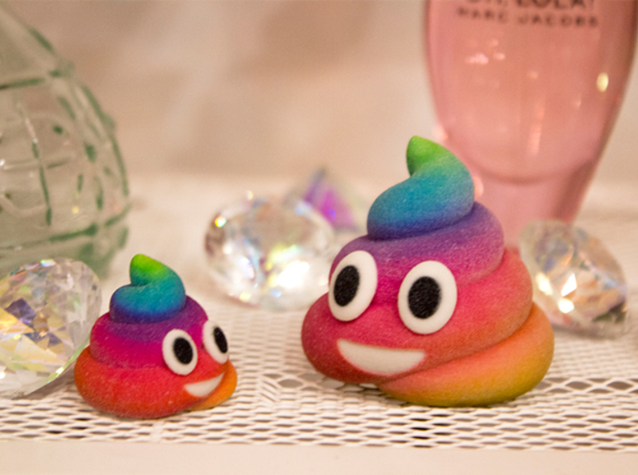 Rainbow Poop (small) 3d printed ..