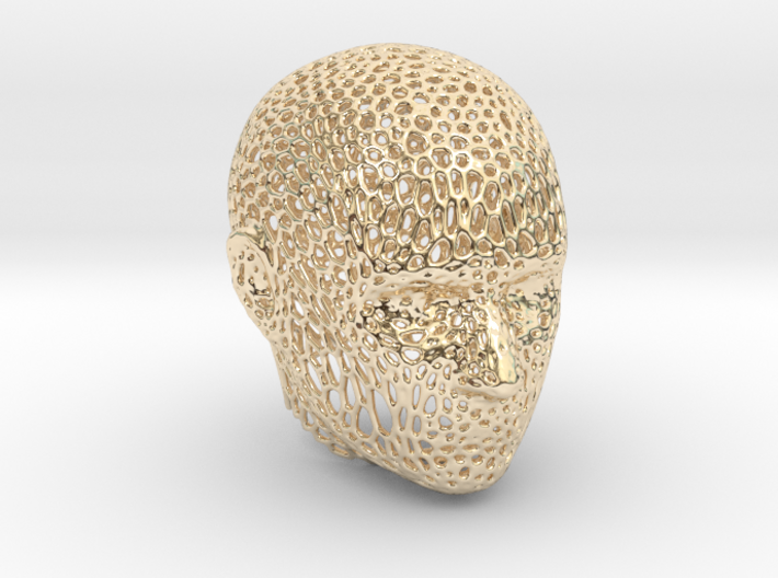 Voronoi Head 3d printed