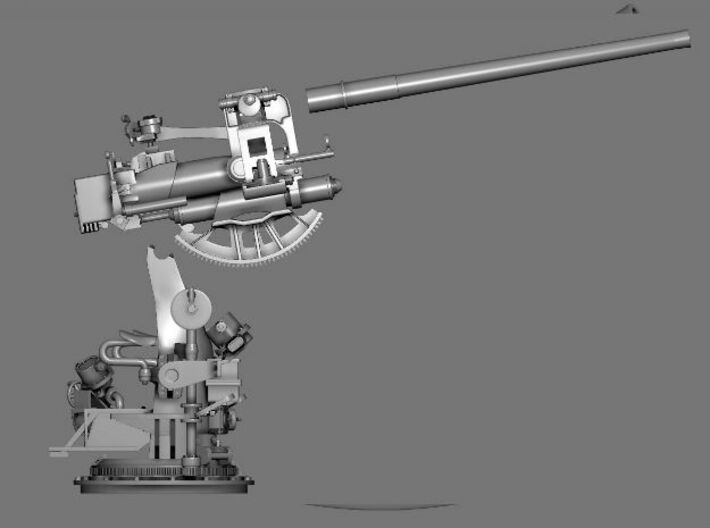 1/35 USN 3 inch 50 cal. Deck Gun (Mk 22) Kit 3d printed 