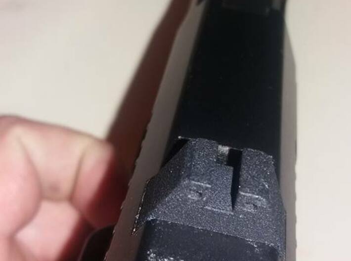 USP 45  Tactical Rearsight 3d printed 