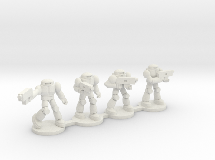 Scarab battle Armor Squad 3d printed