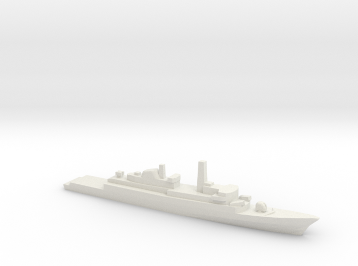 Type 21 frigate w/ Exocet AShM, 1/2400 3d printed