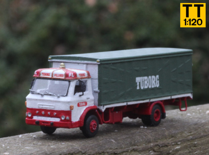 Ford D series Brewery truck TT scale (parasol) 3d printed