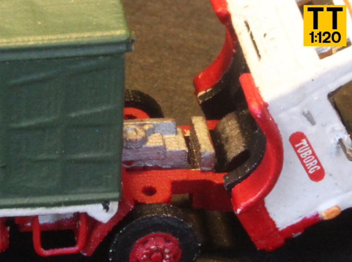 Ford D series Brewery truck TT scale (parasol) 3d printed 