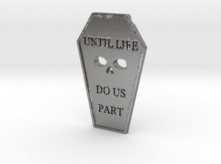 Minimalist Gothic Pendant 3d printed