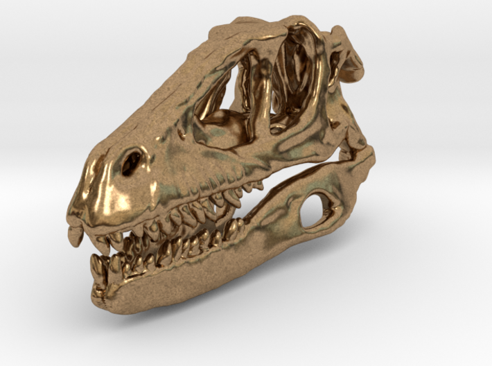 Dinosaur Skull 30mm pendant 3d printed