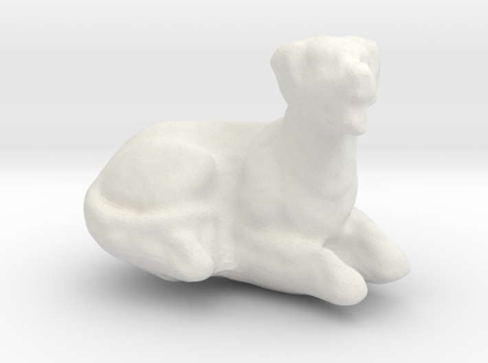 Printle Animal Dog 02 - 1/24 3d printed