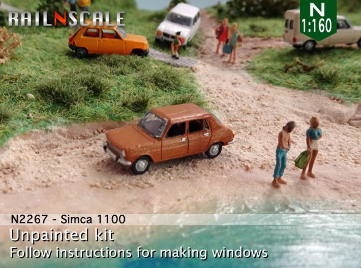 Simca 1100 (N 1:160) 3d printed