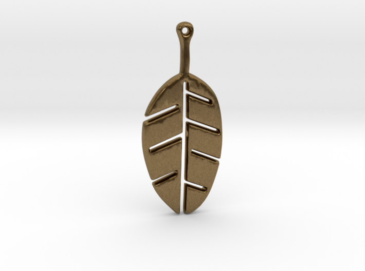 Leaf Pendant 3d printed