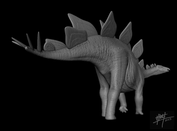 Stegosaurus Walk 1/72 3d printed 
