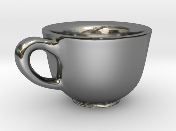 Teacup Bracelet Charm 3d printed 