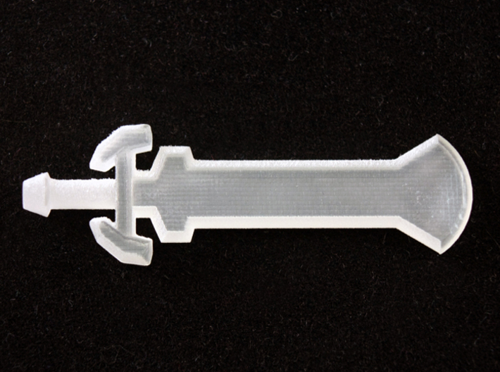 Giant Knight Sword 3d printed Frosted Ultra Detail