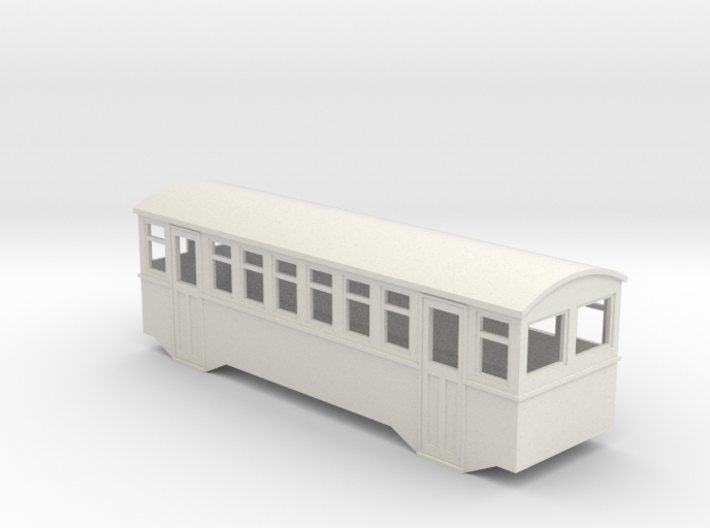 HOe bogie railcar trailer 3d printed