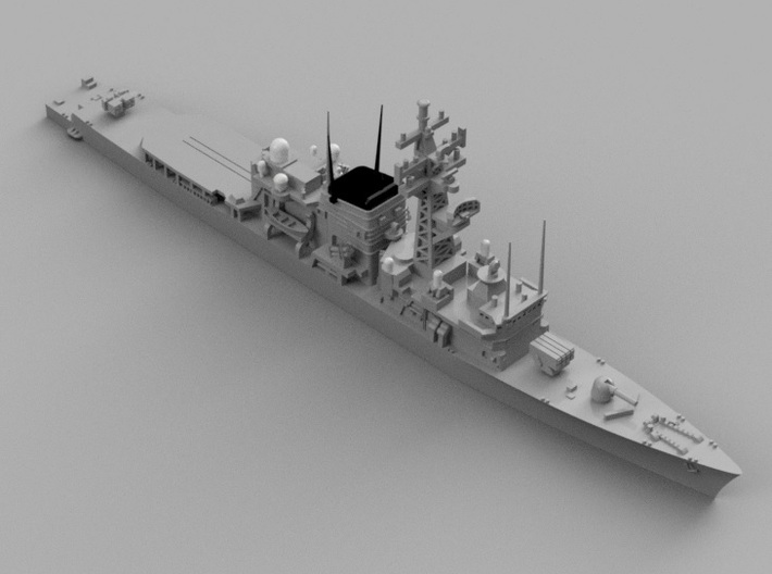 1/2000 JS Hatsuyuki-class destroyer 3d printed Computer software render