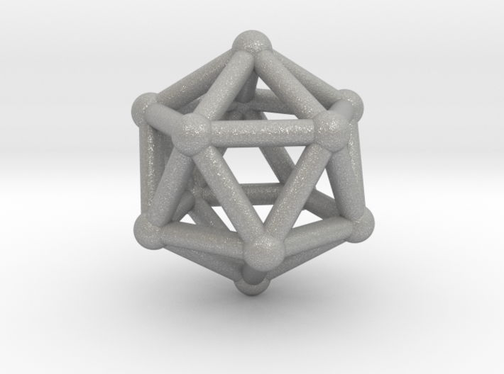0602 Icosahedron V&amp;E (a=10mm) #002 3d printed