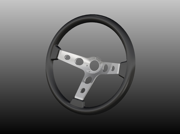 Steering Wheel Deep-Dish Type - 1/10 3d printed 