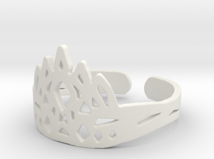 Ice Crown Ring 3d printed