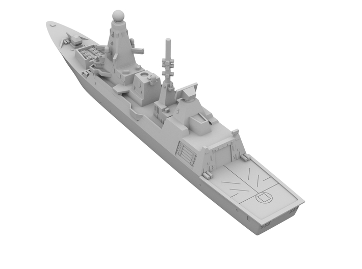 1:1800 - Type 45 Daring Class [x4] WaterLine 3d printed 
