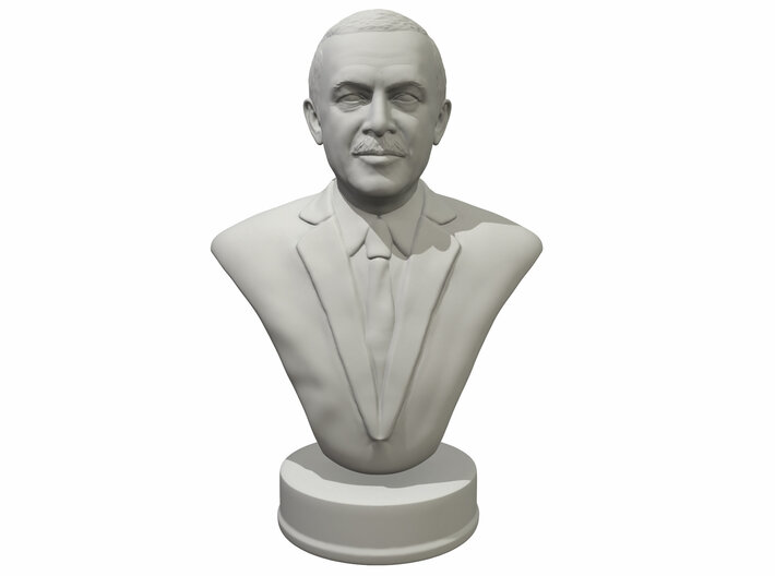 Erdogan portrait bust miniature 3d printed