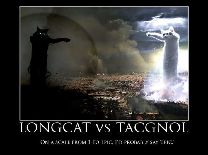 Longcat vs Tacgnol 3d printed Longcat vs Tacgnol inspiration