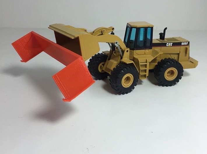 20 Foot Snow Pusher 1:50 Scale 3d printed 