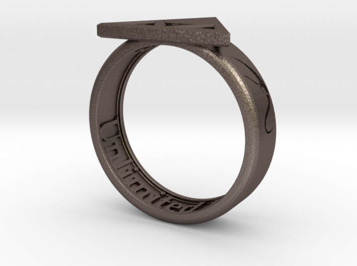 Ring - Triforce of Power 3d printed