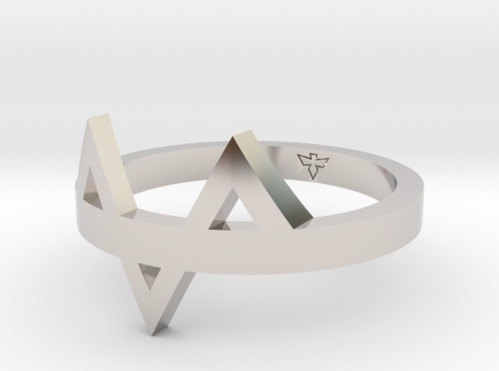 Offset Ring Sizes 6-10 3d printed