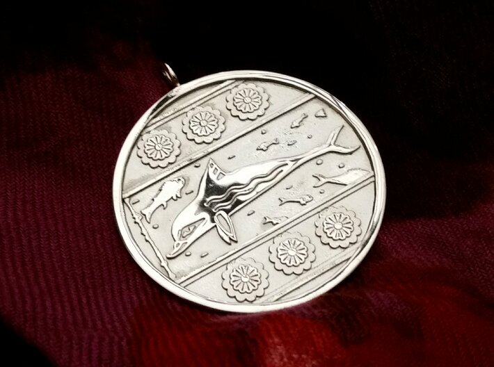 Minoan Dolphin Pendent 1 3d printed 