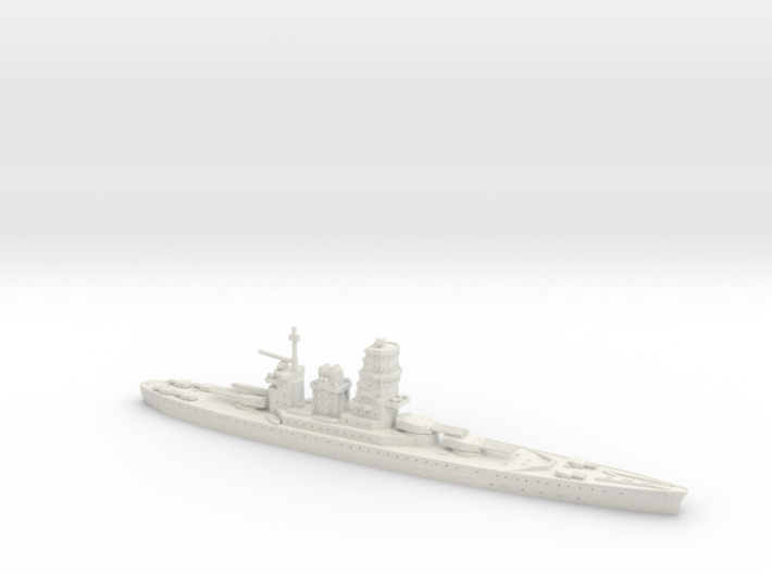 IJN Fujimoto 1/1800 (Fujimoto's Treaty Battleship) 3d printed 