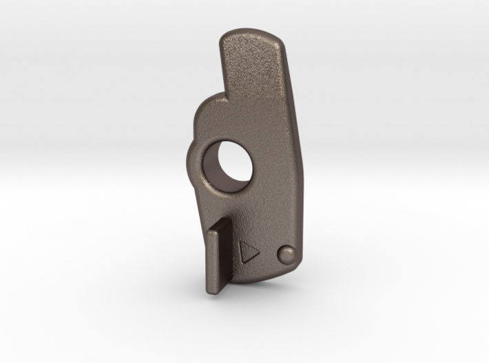 Simple human Trash Sturdy Metal Slide Lock #PD6047 3d printed