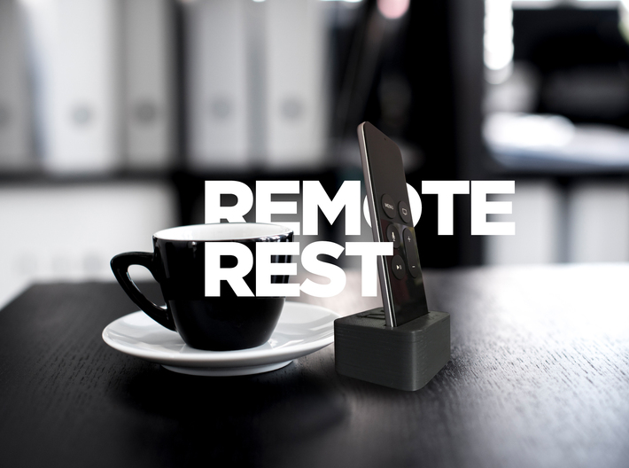 Apple TV Remote Rest  3d printed 