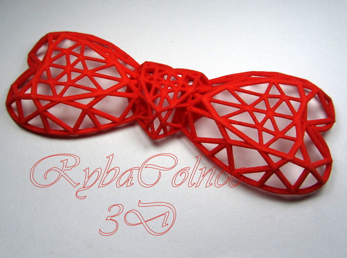 Bow tie The Heart 3d printed 