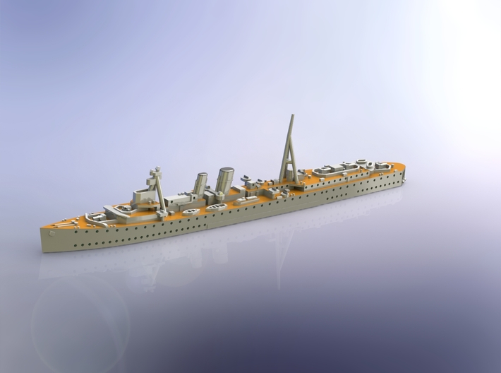 HMS Adventure Minelayer 1/1800 3d printed 