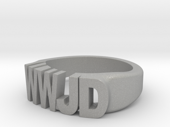 WWJD Size 11.5 3d printed