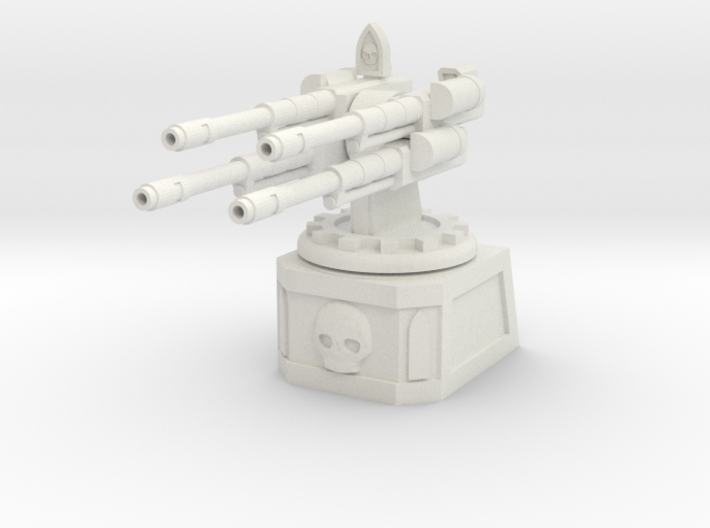 Quad Automatic Cannon Emplacement 3d printed