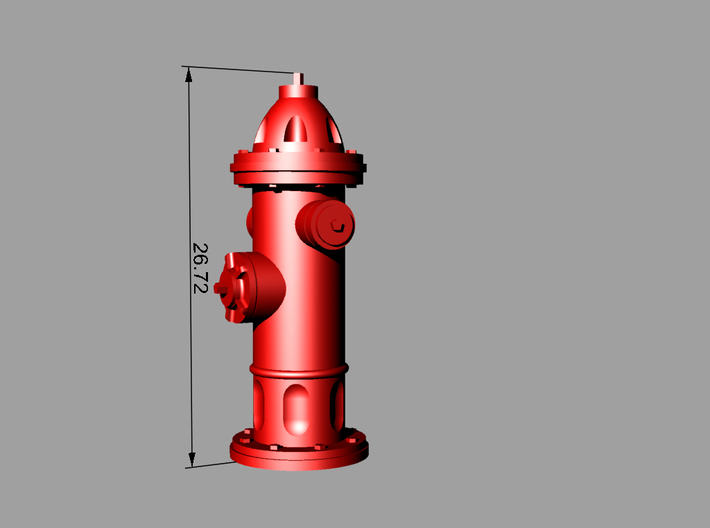 Hydrant type : A 1:35 4 Pcs 3d printed