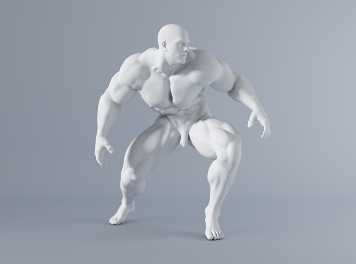 Mini Strong Man 1/64 023 3d printed