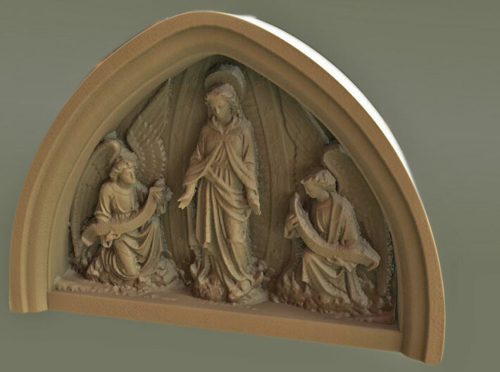 Church of the Immaculate Conception Strabane 3d printed 3Dcoat render