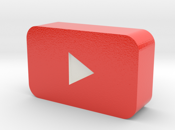 YouTube Play Button 3d printed