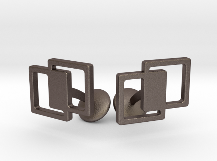 Interlocking Cufflinks 3d printed
