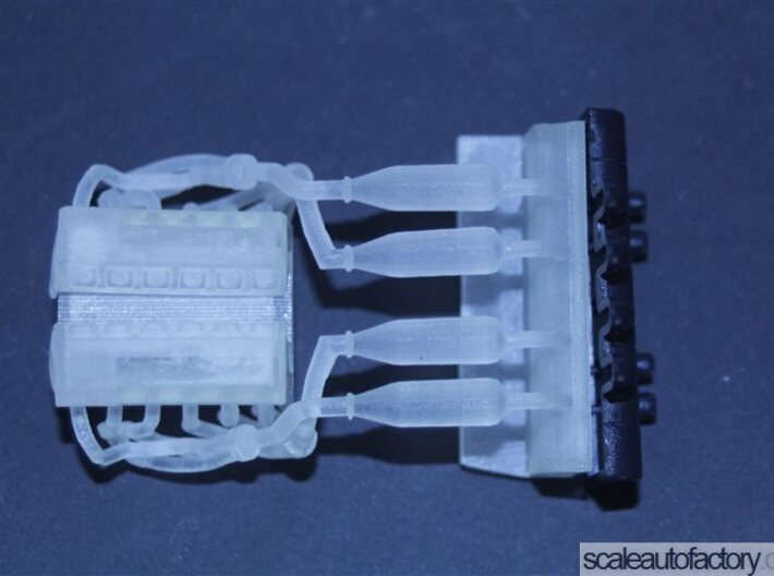 Mclaren F1 Engine V2.1 for Fujimi Scale 1/24 Kit 3d printed fit test without airbox