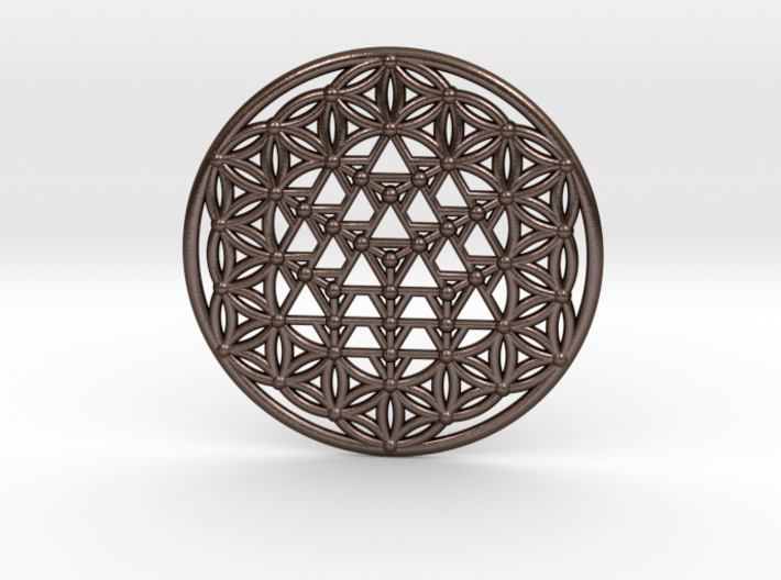 64 Tetrahedron Grid - Flower of life 3d printed