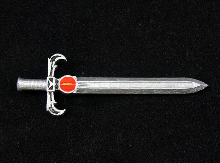 Sword of Omens 3d printed Painted Frosted Ultra Detail