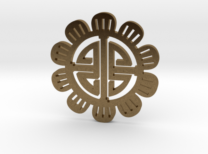 Flower Coin 3d printed
