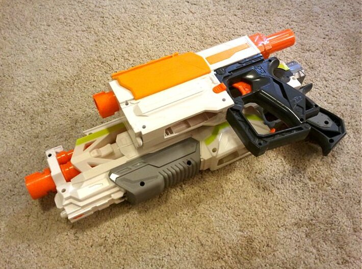 Nerf Rail to Rail Adapter 3d printed 