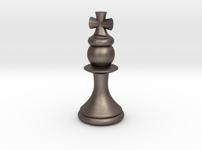 Pawns with Hats - King 3d printed