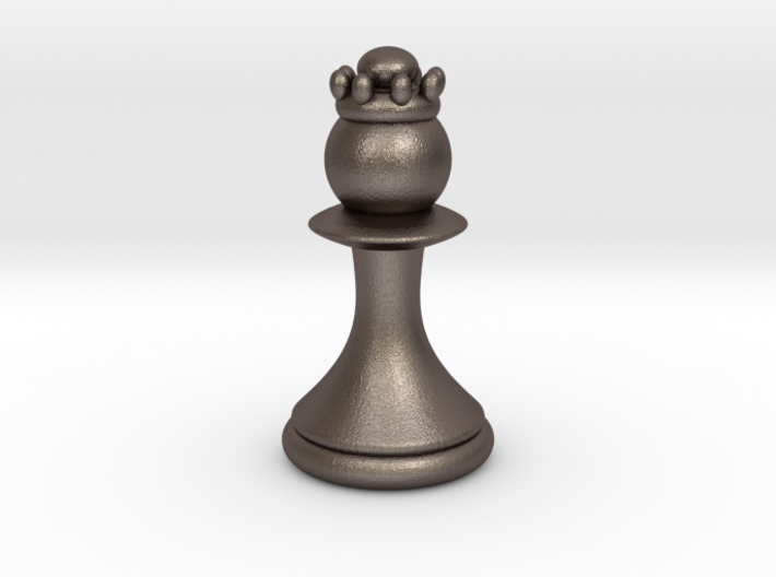Pawns with Hats - Queen 3d printed