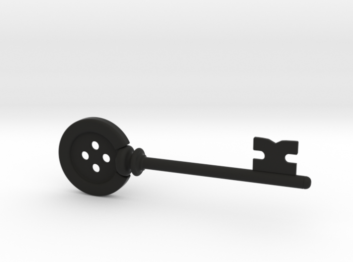 Button Key | Coraline, 2009 3d printed