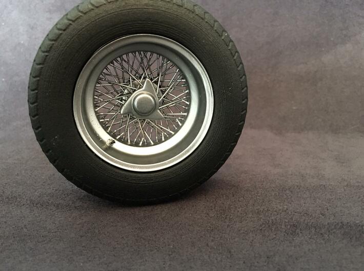 Classic spoke wheels 1/8 1:8 For Classic cars. car 3d printed 